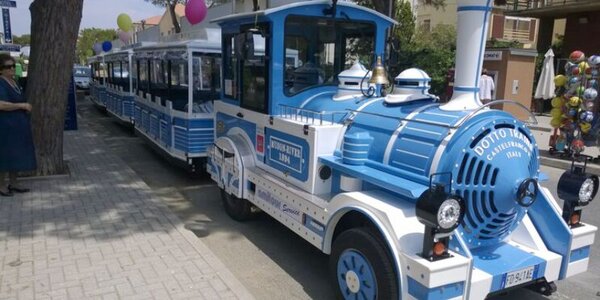 foto trenino usato per il servizio di trasporto