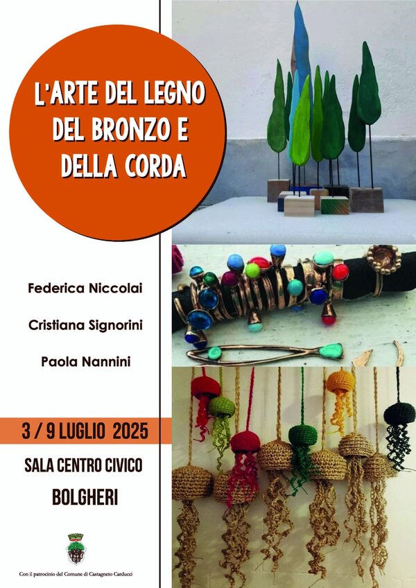 localndina illustrativa per arte del legno bronzo e corda